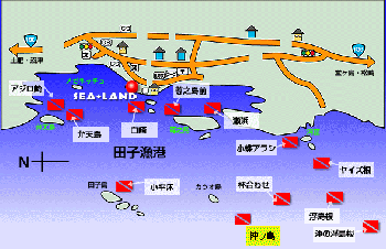 沖ノ島マップ